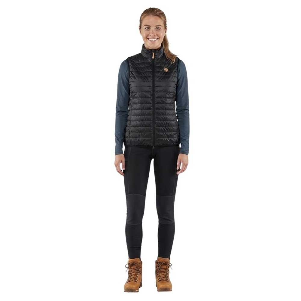 Fjallraven Abisko Padded Vest Womens XXS Black NWT G-Loft Supreme Quilted